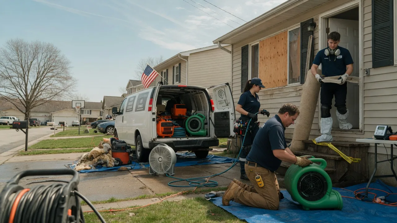 Water Damage Restoration in Lima, IL near me